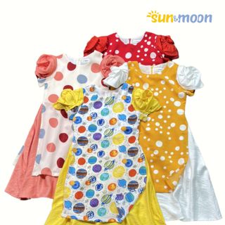Áo dài tay phồng chấm bi Sun & Moon