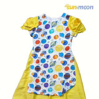 Áo dài tay phồng chấm bi Sun & Moon