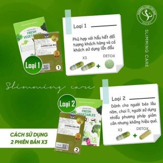 [ Phiên bản cao cấp X3 ]Viên Thảo Mộc Giảm cân Slimming Care X3 siêu mạnh
