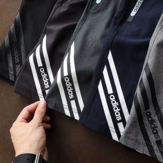 Quần short thun , quần đùi nam chất dù xi giãn dày mịn co giãn 4 chiều thoải mái, 3 túi khoá kéo. Logo thêu size từ 55kg - 85kg