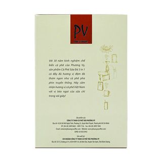 Cà Phê Hòa Tan Sữa Đá 3in1 15 gói x 16g - Phương Vy Coffee