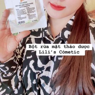 Bột Rửa Mặt Thảo Dược Lili’s Cosmetic kiềm nhờn trắng da