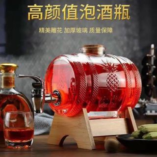 Bình thuỷ tinh đựng nước có vòi 1000ml giá sỉ