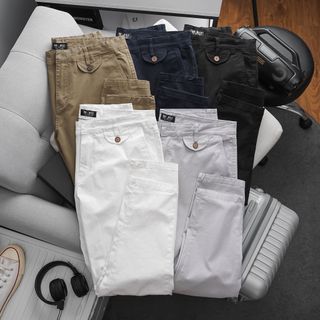 (bigsize) Quần kaki dài nam form bigsize 80kg đến 130kg - cách điệu