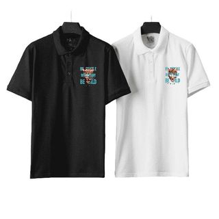 Áo thun polo nam form bigsize 85kg - 130kg - in hình đầu hổ
