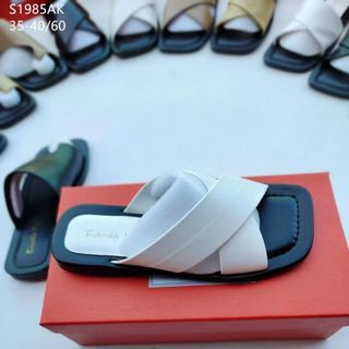 Dép sandal nữ đế bệt quai da mềm sỉ giá xưởng S1985