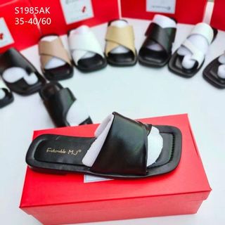 Dép sandal nữ đế bệt quai da mềm sỉ giá xưởng S1985