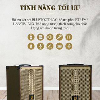 Loa kéo BASS 2 tấc Best Sound BD-9080