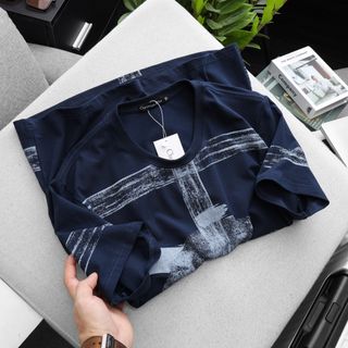 Áo thun cotton, quần áo thun nam chất cotton 4c cao cấp xịn , đường may tỉ mỉ size từ 55kg - 85kg