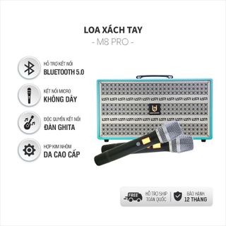 Loa Xách tay Quốc Tế Best SOUND M8 Pro Hay Nhất 2022-Bảo Hành 12 tháng