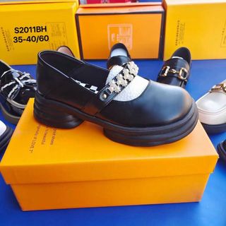 Giày lười nữ chất da mềm sỉ giá rẻ S2011