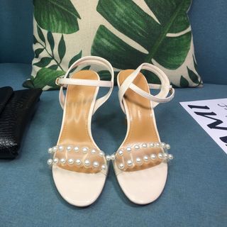 Sandal nữ cao gót đính hạt ngọc trai CG0023 giá sỉ