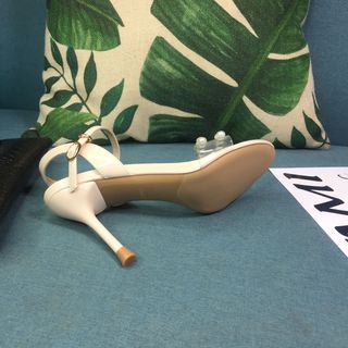 Sandal nữ cao gót đính hạt ngọc trai CG0023