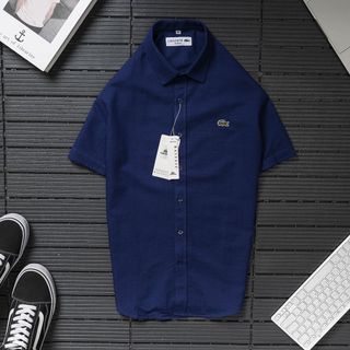 Áo sơ mi nam, sơ mi ngắn tay chất vải oxford xử lý , form lên chuẩn size từ 50kg-90kg