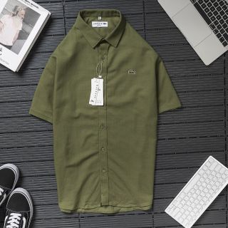 Áo sơ mi nam, sơ mi ngắn tay chất vải oxford xử lý , form lên chuẩn size từ 50kg-90kg