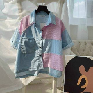 Áo somi jean thêu hàng jean cotton xịn