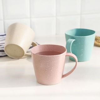 Cốc nhựa lúa mạch nhiều màu