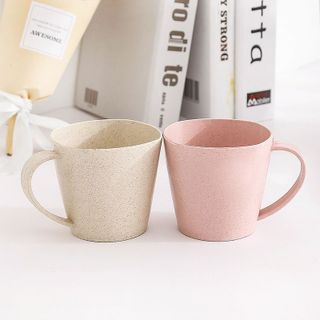 Cốc nhựa lúa mạch nhiều màu