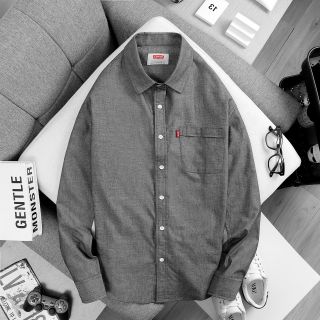 Áo sơ mi nam, sơ mi tay dài chất vải oxford xử lý , form lên chuẩn size từ 50kg-90kg