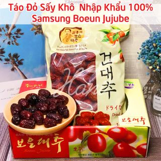 Táo Đỏ Hàn Quốc Sấy Khô Samsung Boeun Jujube 1Kg ( Trọng lượng táo 700g) Hani Healthy