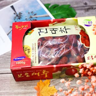Táo Đỏ Hàn Quốc Sấy Khô Samsung Boeun Jujube 1Kg ( Trọng lượng táo 700g) Hani Healthy