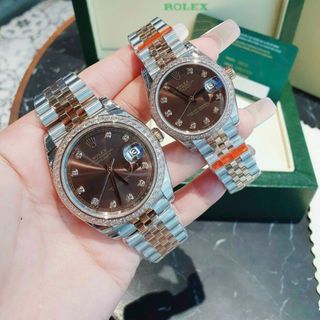 ĐỒNG HỒ RROLEX DATEJUST CHOCOLATE COUPLE SIÊU CẤP