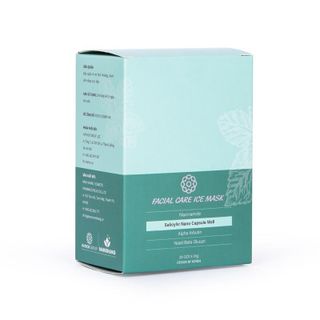 Mặt nạ cấp ẩm, dưỡng ẩm, sáng da Bật Tone, chăm sóc da mụn - FACIAL CARE ICE MASK - 20 gói - Mỹ phẩm Hathor Beauty
