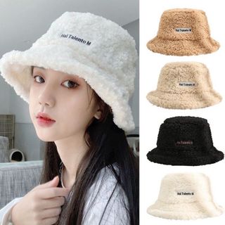 Mũ nón len nữ Hàn Quốc bucket lông cừu ulzzang đẹp mùa đông thời trang đủ màu giá sỉ