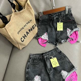 Quần short jean phối túi hot