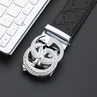 Thắt lưng rồng mặt bạc cao cấp