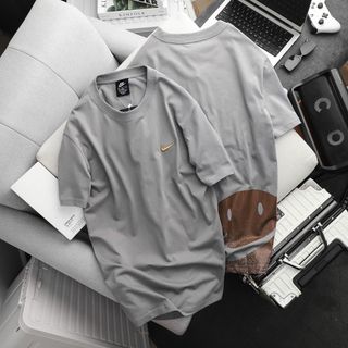 Quần áo nam, Áo thun cotton nam chất vải cotton 2c cao cấp, mình vải dày vừa phải, mịn, chất lượng cao, ko bai nhão chảy xệ size từ 55kg - 85kg