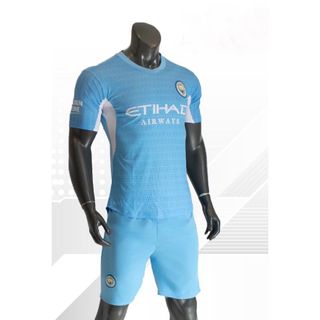 Bộ quần áo Manchester city xanh ngọc chất liệu thun thái cao cấp giá sỉ