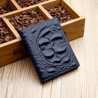 Ví dập vân cá sấu dáng đứng cao cấp