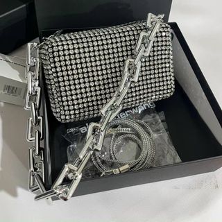 Túi xách tay, kẹp nách cao cấp phối xích phong cách hiện đại dị dự tiệc...