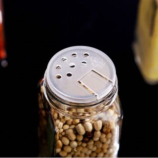 Hũ đựng gia vị thủy tinh mini 120ml nắp nhôm có rắc tiêu