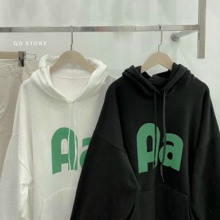 Áo hoodie tay phồng in chất thun nỉ logo in Aa form dưới 68kg giá sỉ