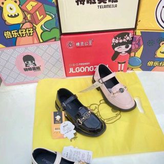 Giày búp bê trẻ em da bóng mềm quai ngang sỉ giá xưởng