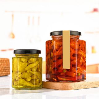 Hủ đựng gia vị mật ong thủy tinh nắp thiếc 730ml