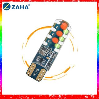 Đèn xi nhan RGB T10 7 màu gắn ô tô xe máy