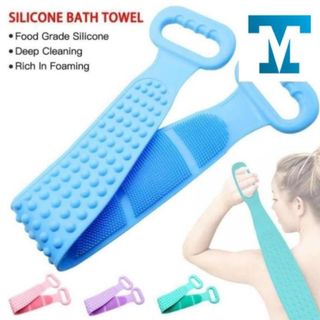 [Sỉ loại 1] CỌ TẮM SILICON - Dây Chà Lưng 2 mặt Bằng Silicone mẫu mới