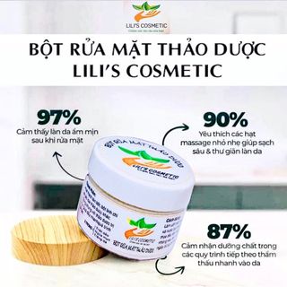 BỘT RỬA MẶT THẢO DƯỢC LILI’S COSMETIC