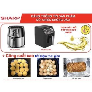 Nồi Chiên Không Dầu Sharp KF-AF42MV-ST (4.2 Lít)