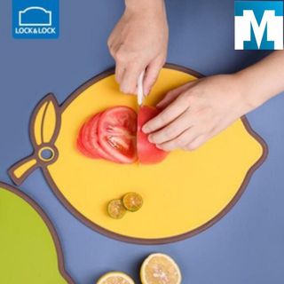 Thớt kháng khuẩn Lock and LockThớt nhựa viền silicon chính hãng Lock Lock hình dễ thương, kháng khuẩn hiệu quả