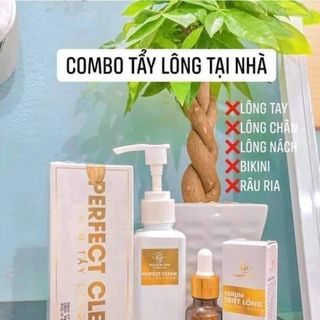 KEM TẨY LÔNG PERFECT CLEAN và SERUM TRIỆT LÔNG giá sỉ