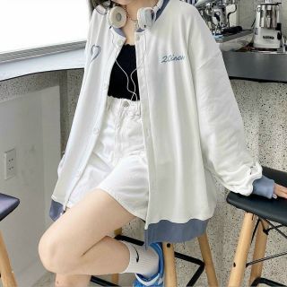 Áo khoác bomber nỉ nút logo 20inch form chuẩn