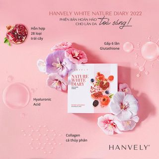 Viên uống trắng da HANVELY 10 Viên _ WHITE NATURE DIARY