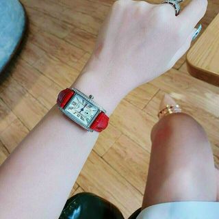ĐỒNG HỒ LONGlNES DÂY DA ĐỎ CAO CẤP SALE