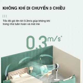 Quạt tuần hoàn không khí Kaisa Villa JD 8112 điện tử
