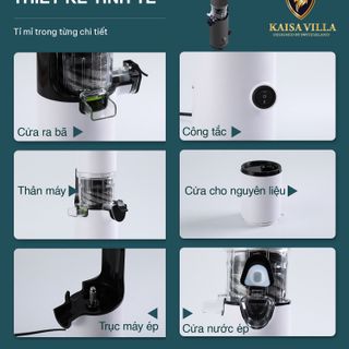 Máy ép chậm Kaisa Villa trục đứng