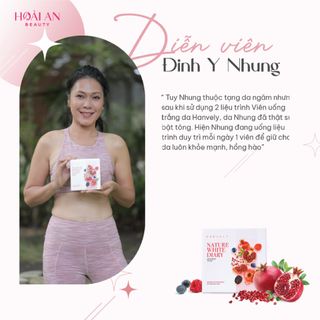 Viên uống trắng da HANVELY 10 Viên _ WHITE NATURE DIARY